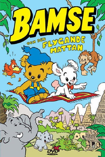 Omslag för Bamse och den flygande mattan